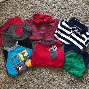 Boys long sleeve onesies